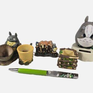 Studio Ghibli, My Neighbor Totoro-Succulent Planters, Pen, Solar Dancing No Face